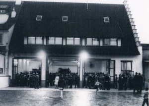 Einweihung 1970: Gerätehaus in der Hofstraße
